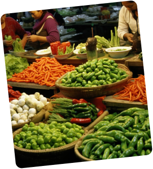 Vegetables market